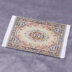 1pc Mini Dollhouse Floor Mat Scene Decoration Carpet