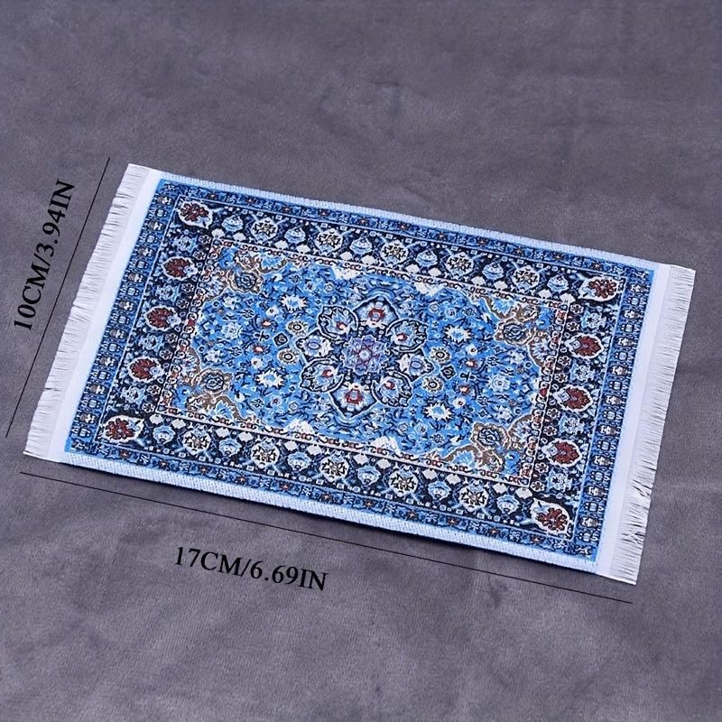 1pc Mini Dollhouse Floor Mat Scene Decoration Carpet