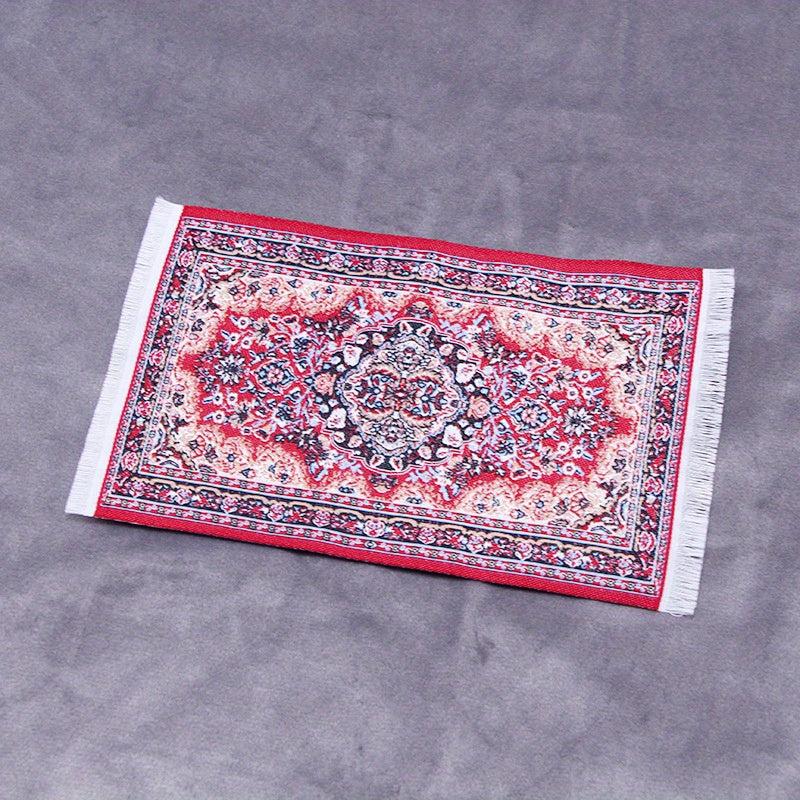 1pc Mini Dollhouse Floor Mat Scene Decoration Carpet