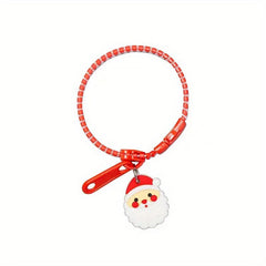 Resin Zipper Bracelet Christmas Theme Two Cartoon Bracelet Access
