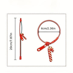 Resin Zipper Bracelet Christmas Theme Two Cartoon Bracelet Access