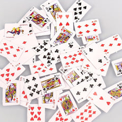 3D Mini Food & Poker Cards for Dollhouse Decor
