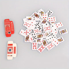 3D Mini Food & Poker Cards for Dollhouse Decor