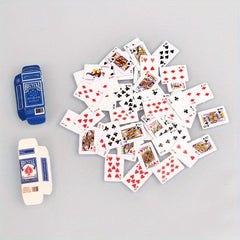 3D Mini Food & Poker Cards for Dollhouse Decor
