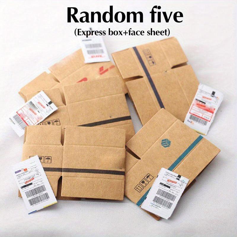 5Pcs Mini Carton Express Box 1 12 Dollhouse Decor Toy Furniture Accessories