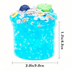 2 Pack Soft Premade Jelly Crystal Slime Set