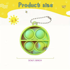 40Pcs 24Pcs Mini Pop Fidget Toy Pack Kit Keychain Stress Relief Hand Toys