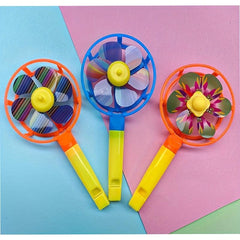 10pcs Candy Whistle Windmill Small Toy Funny Whistle Windmill Gift