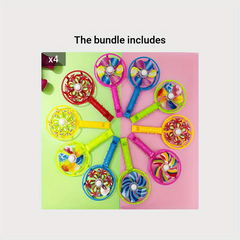 10pcs Candy Whistle Windmill Small Toy Funny Whistle Windmill Gift