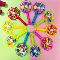 10pcs Candy Whistle Windmill Small Toy Funny Whistle Windmill Gift