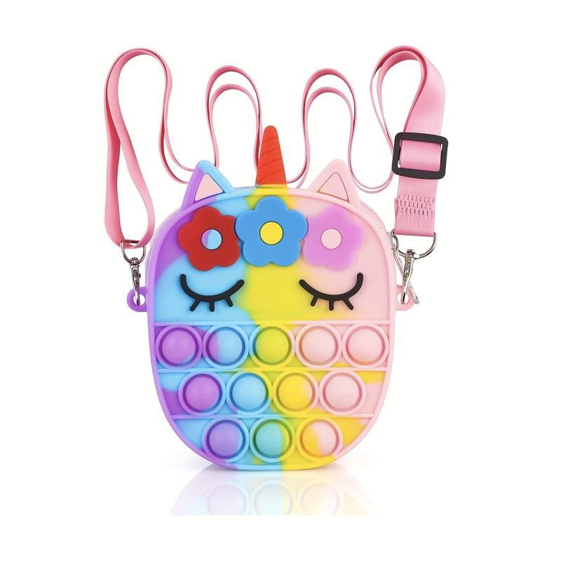Unicorn Pop Purse Pop Bag With Unicorn Pop Toy