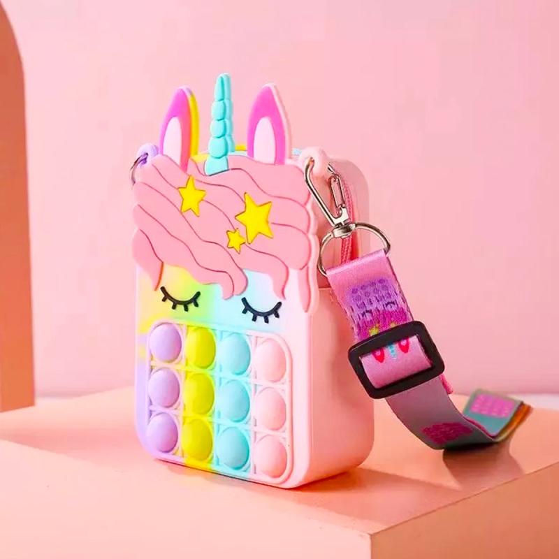 Unicorn Pop Purse Pop Bag With Unicorn Pop Toy