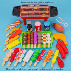 BBQ Cooking Play Toy Barbecue Kitchen Cooking Playset for Kids