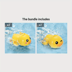 Clockwork Duck Baby Bath Toy for Toddlers