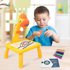 Kids Drawing Projector Painting Board Table Educational Toys