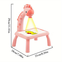 Kids Drawing Projector Painting Board Table Educational Toys