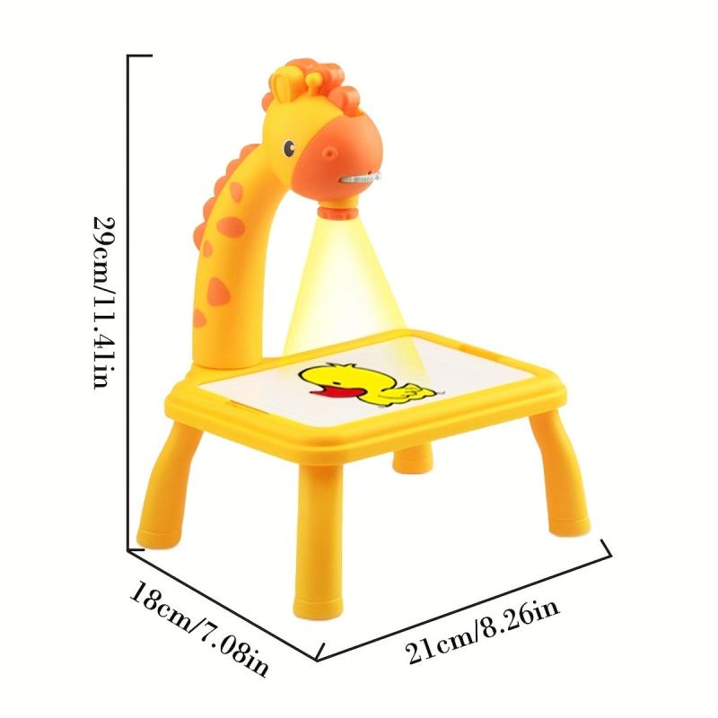 Kids Drawing Projector Painting Board Table Educational Toys
