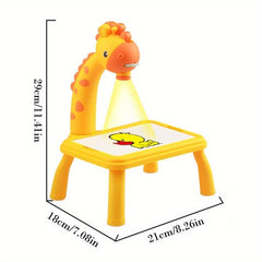 Kids Drawing Projector Painting Board Table Educational Toys
