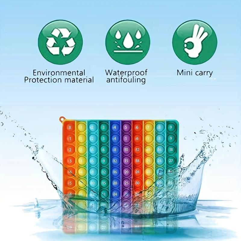 Rainbow Math Learning Toys: Multiplication Mastery & Math Skills Improvement Set