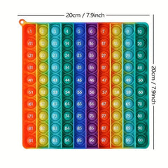 Rainbow Math Learning Toys: Multiplication Mastery & Math Skills Improvement Set