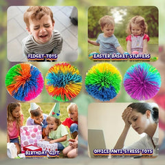 Large Rainbow Stress Ball for Juggling & Stress Relief