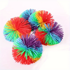 Large Rainbow Stress Ball for Juggling & Stress Relief