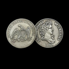 1859 French Head Copy Coin For Collection