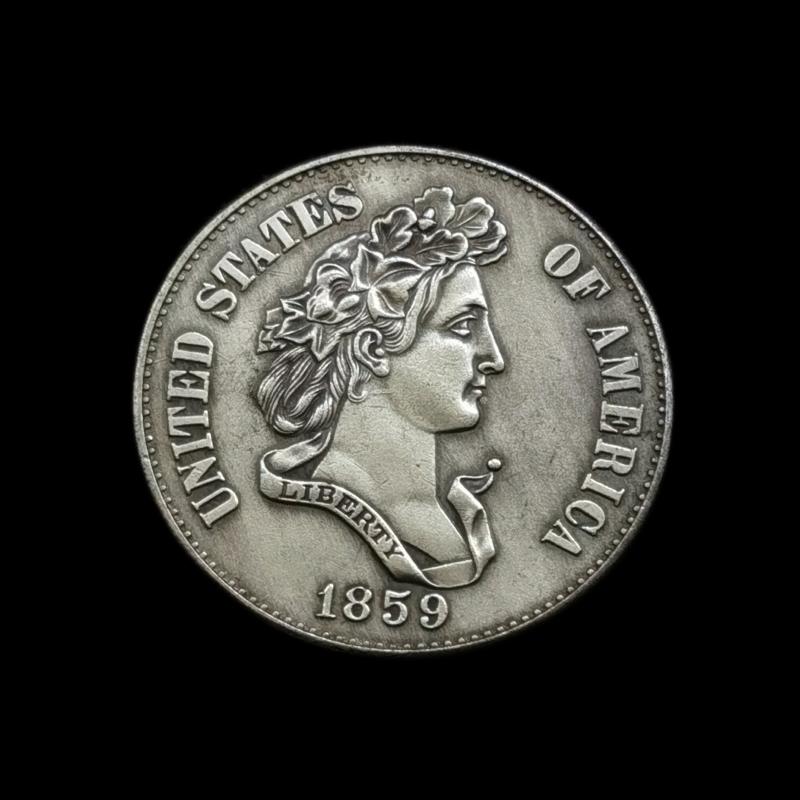 1859 French Head Copy Coin For Collection