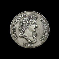 1859 French Head Copy Coin For Collection