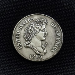 1859 French Head Copy Coin For Collection