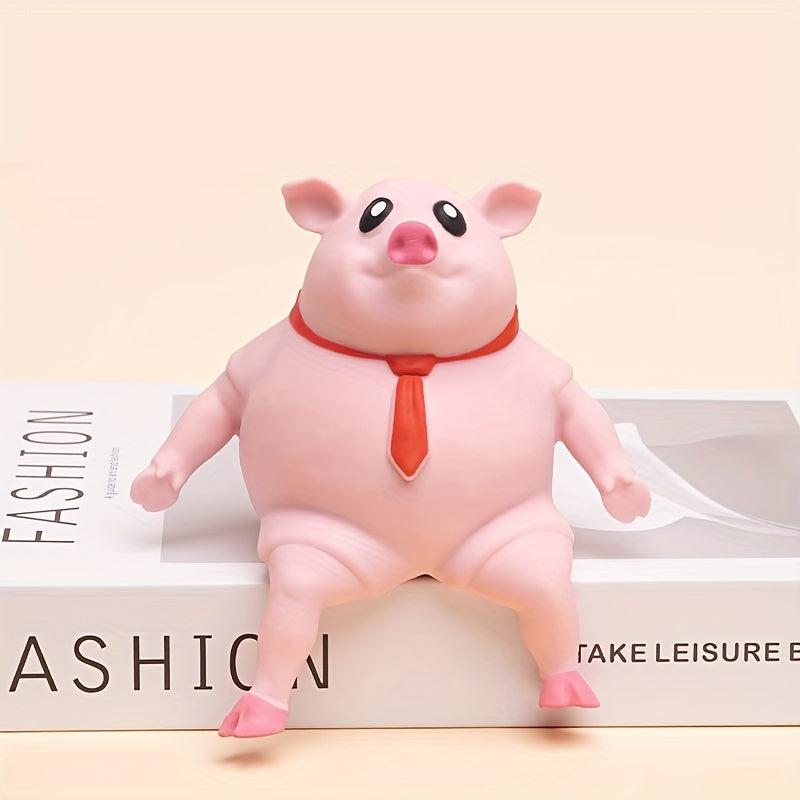 Pink La La Pig Toy Vent Pig Whole Person Pinch Music Decompression Toy