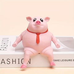 Pink La La Pig Toy Vent Pig Whole Person Pinch Music Decompression Toy