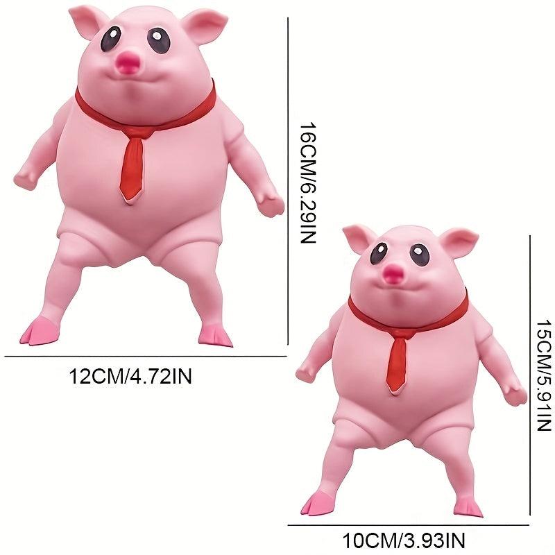 Pink La La Pig Toy Vent Pig Whole Person Pinch Music Decompression Toy