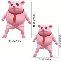 Pink La La Pig Toy Vent Pig Whole Person Pinch Music Decompression Toy