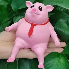 Pink La La Pig Toy Vent Pig Whole Person Pinch Music Decompression Toy