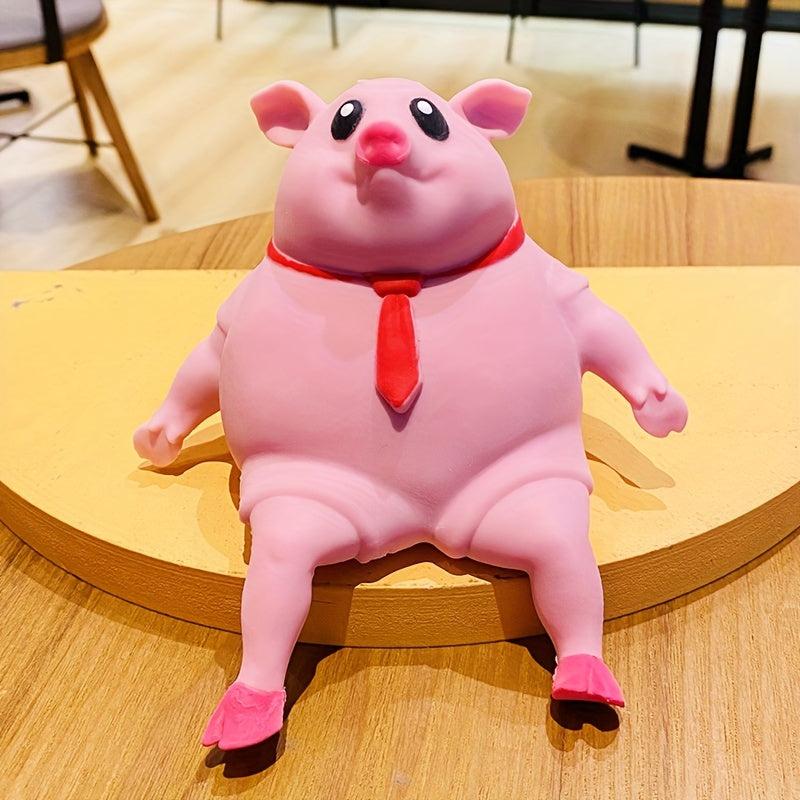 Pink La La Pig Toy Vent Pig Whole Person Pinch Music Decompression Toy