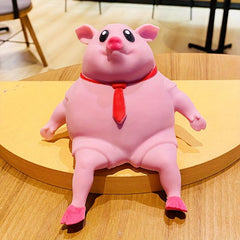 Pink La La Pig Toy Vent Pig Whole Person Pinch Music Decompression Toy
