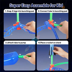 Stomp Rocket Launcher Outdoor Toy For Boys And Girls