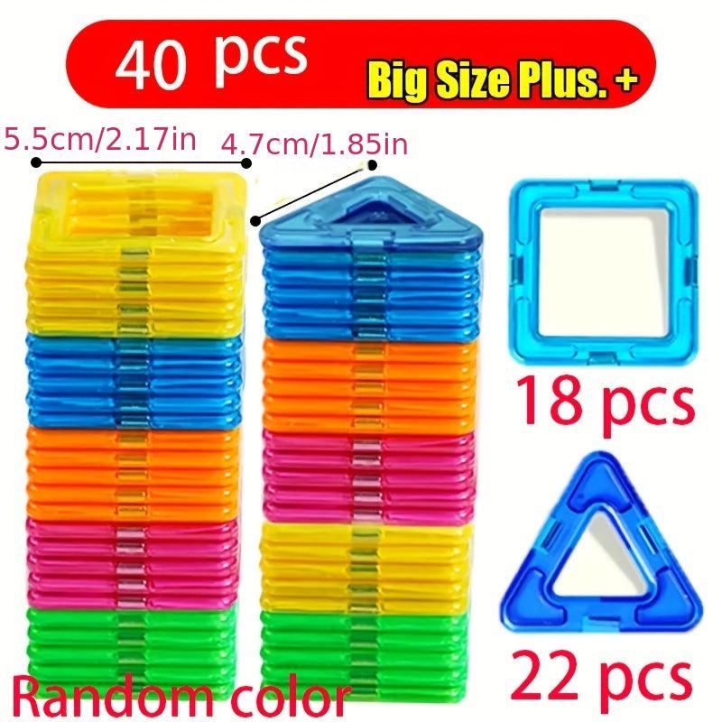 Magnetic Building Blocks Big And Mini DIY Magnets For Kids