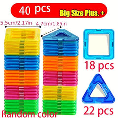 Magnetic Building Blocks Big And Mini DIY Magnets For Kids