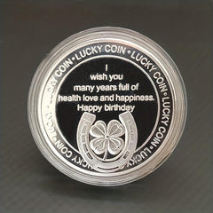 1pc Birthday Happy Birthday Engraved Coins Birthday Party Supplies