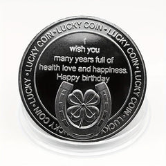 1pc Birthday Happy Birthday Engraved Coins Birthday Party Supplies
