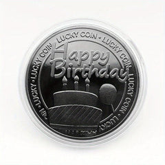 1pc Birthday Happy Birthday Engraved Coins Birthday Party Supplies