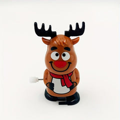 Clockwork Santa Shake His Head Walking Santa Snowman Toy Christmas Decoration