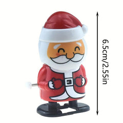 Clockwork Santa Shake His Head Walking Santa Snowman Toy Christmas Decoration