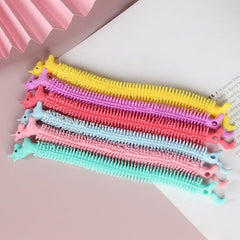 5pcs Mini Noodle Stretch TPR Rope Fidget Unicorn Squish Sensory Vent Toy
