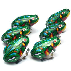 Tin Frog Nostalgic Toy Boy Gift Chain Tin Frog Toy Gift