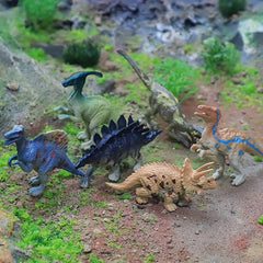 Dinosaur Figures Plastic Small Dino Toy for Cake Topper Easter Eggs Filler