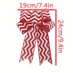 1pc Christmas Decoration Bow Knot Christmas Decoration