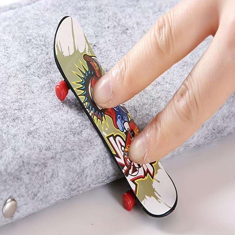 10Pcs Pack Fidget Sports Skateboard Toy Classroom Prize Party Decoration